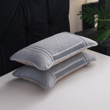 （总）莉迪娅 2024新款凉豆豆菱形格荞麦枕枕头枕芯枕头芯茶叶枕