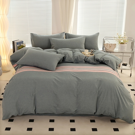 91家纺网 家纺一手货源 找家纺 （总）金纱玉纺家纺 2024新款全棉水洗棉四件套