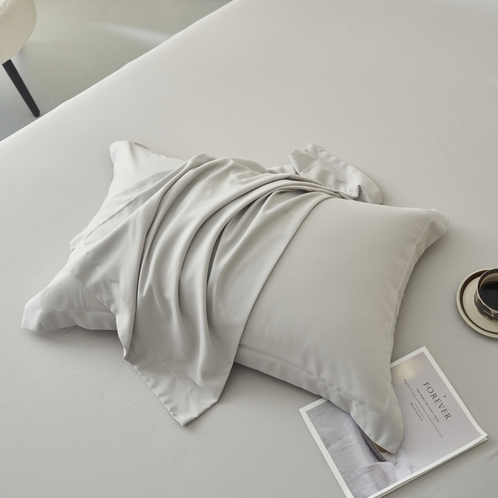 91家纺网 家纺一手货源 找家纺 闲鱼家纺 2025新款A类亲肤刺绣四件套春雅系列 郁金香-浅灰