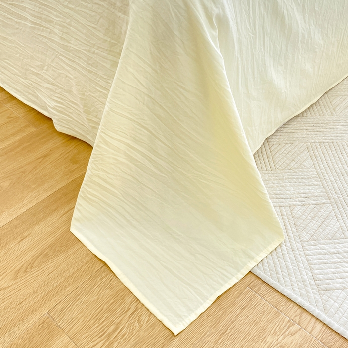 91家纺网 家纺一手货源 找家纺 雨帆家纺 2024新款纯色床单床笠单品系列 -单床单 芝士床单