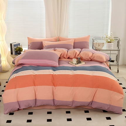 91家纺网 家纺一手货源 找家纺 （总）金纱玉纺家纺 2024新款全棉水洗棉四件套