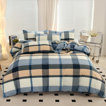 91家纺网 家纺一手货源 找家纺 （总）金纱玉纺家纺 2024新款全棉水洗棉四件套