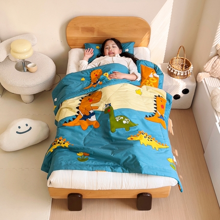 91家纺网 家纺一手货源 找家纺 （总）吉咪兔 2024年新款儿童夏凉被幼儿园夏季小被子纯棉卡通夏天可机洗宝宝空调被