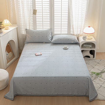 91家纺网 家纺一手货源 找家纺 新印象 2025新款纯棉老粗布三件套 印象派