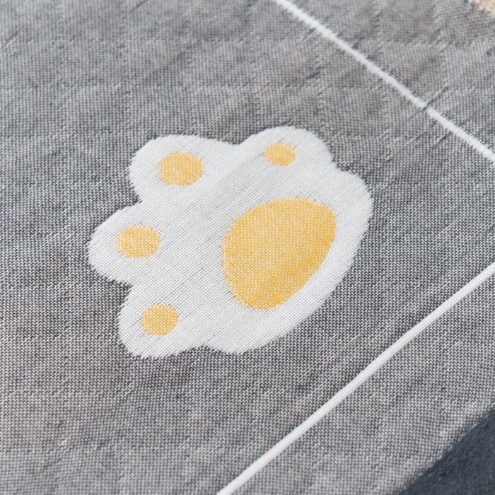 91家纺网 家纺一手货源 找家纺 朴尔家纺-毛巾被 2024新款特惠混纺棉质三层纱布独版AB面枕巾 52*78cm一对 白熊灰