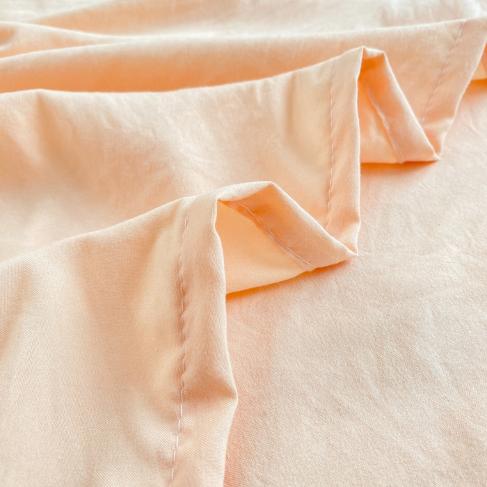 91家纺网 家纺一手货源 找家纺 雨帆家纺 2024新款纯色床单床笠单品系列 -单床单 玉色床单