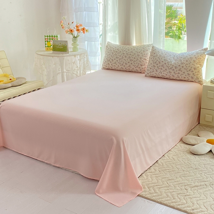 91家纺网 家纺一手货源 找家纺 妖妖家纺 2024新款超柔软糯水洗云朵棉印花夏被四件套 后花园