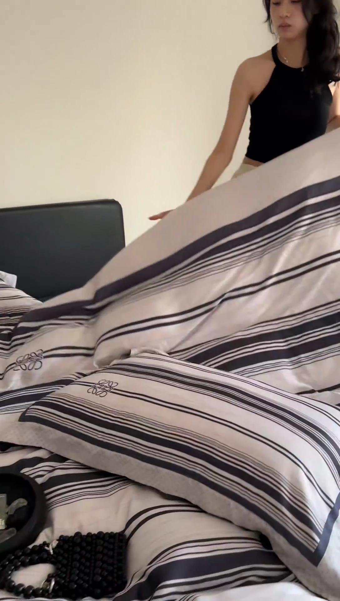 91家纺网 家纺一手货源 找家纺 优悦生活馆 2024新款天丝宽边拼角四件套-商务系列 伯爵荣耀-蓝