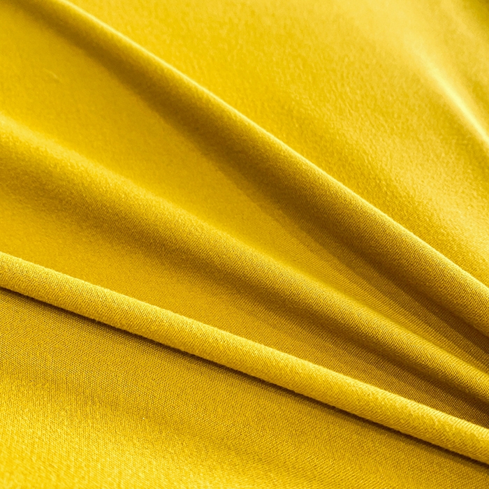 91家纺网 家纺一手货源 找家纺 孟鑫 2025新款水洗磨毛刺绣绣花四件套-三生有杏系列 姜黄