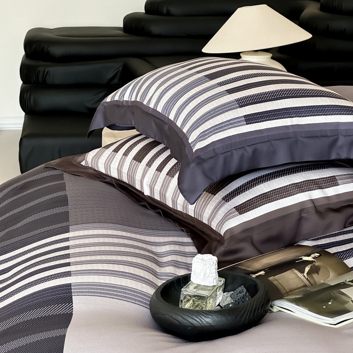 91家纺网 家纺一手货源 找家纺 （总）优悦生活馆 2024新款天丝宽边拼角四件套-商务系列