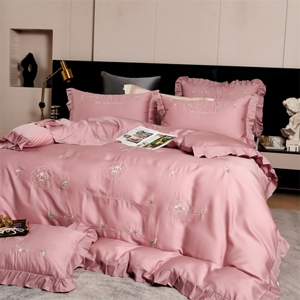 91家纺网 家纺一手货源 找家纺 （总）保罗圣迪奥 2024新款天丝夏被四件套-沐夏