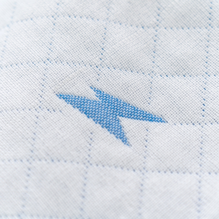 91家纺网 家纺一手货源 找家纺 朴尔家纺-毛巾被 2024新款特惠混纺棉质三层纱布独版AB面枕巾 52*78cm一对 小恐龙兰