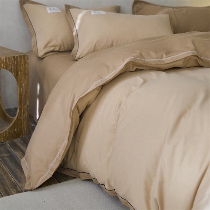 91家纺网 家纺一手货源 找家纺 （总）启程家纺 2024新款全棉A类40支嵌绳包边款四件套