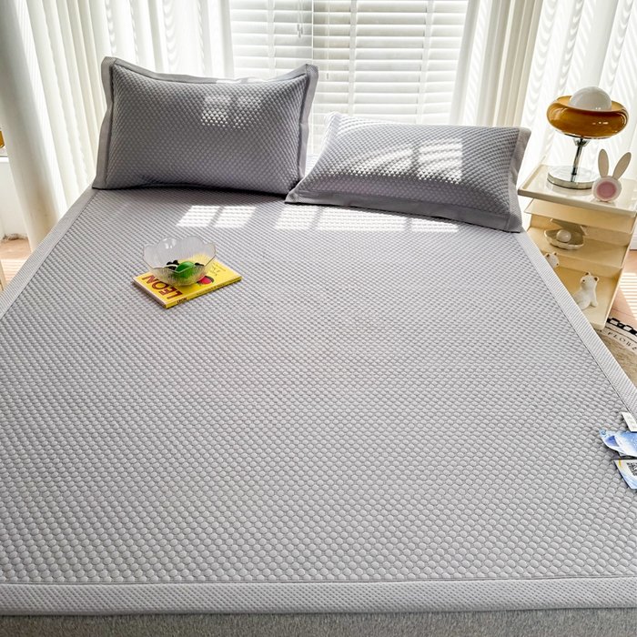 91家纺网 家纺一手货源 找家纺 许林家纺 2025 新款凉豆豆凉席 豆豆灰