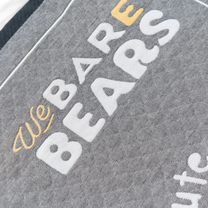 91家纺网 家纺一手货源 找家纺 朴尔家纺-毛巾被 2024新款特惠混纺棉质三层纱布独版AB面枕巾 52*78cm一对 白熊灰