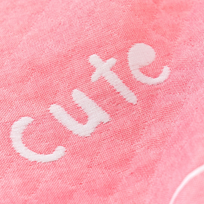 91家纺网 家纺一手货源 找家纺 朴尔家纺-毛巾被 2024新款特惠混纺棉质三层纱布独版AB面枕巾 52*78cm一对 白熊粉