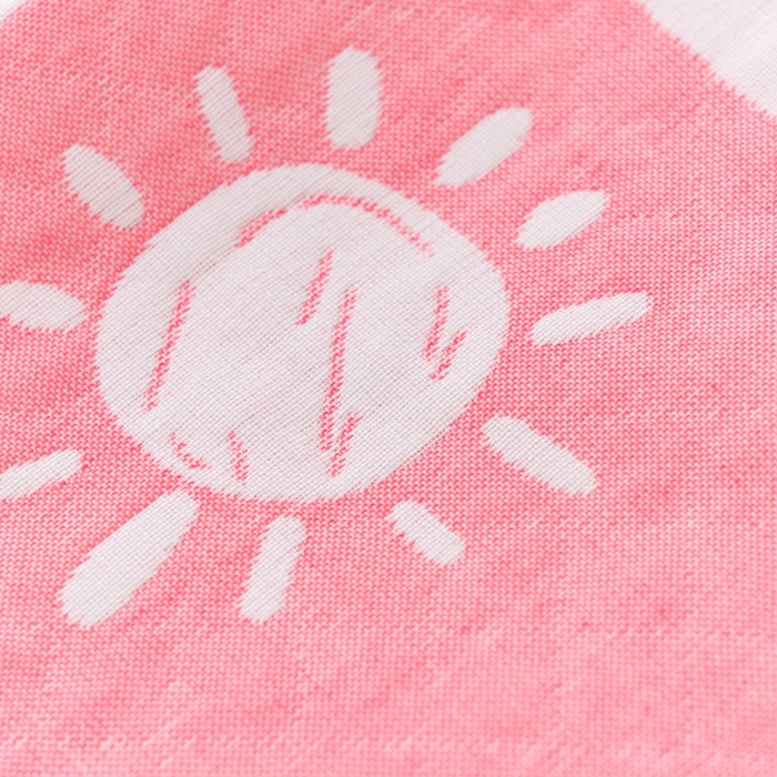 91家纺网 家纺一手货源 找家纺 朴尔家纺-毛巾被 2024新款特惠混纺棉质三层纱布独版AB面枕巾 52*78cm一对 爱鱼的猫粉