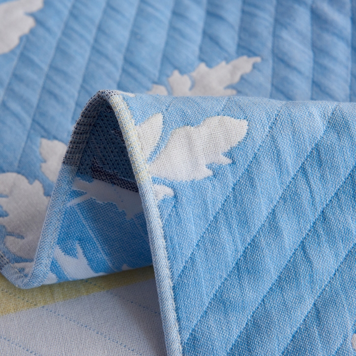 91家纺网 家纺一手货源 找家纺 （总）朴尔家纺-毛巾被 2024新款全棉加厚三层纱布枕巾