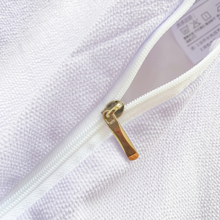 91家纺网 家纺一手货源 找家纺 羋多2024新款贝壳边雨泡泡棉泡泡纱双层纱四件套 香芋紫