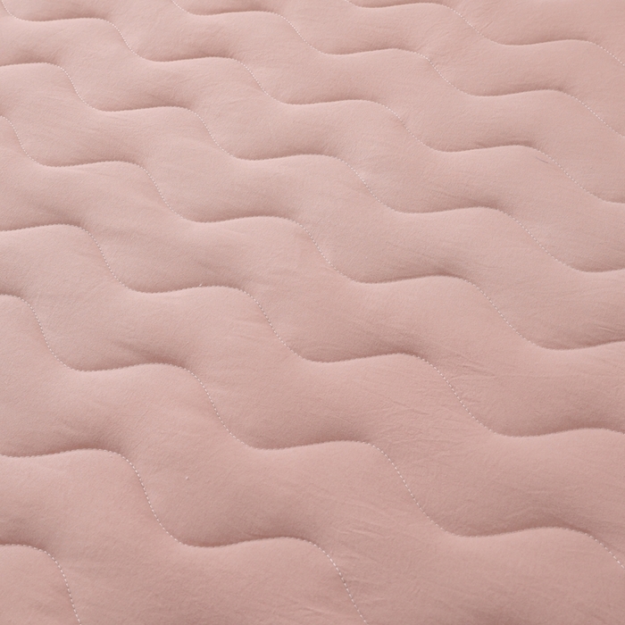 91家纺网 家纺一手货源 找家纺 恒尚居 2024新款熊猫刺绣水洗原棉大豆床笠-四季款 豆沙色