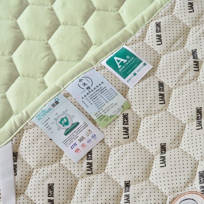 91家纺网 家纺一手货源 找家纺 （总）恋绒家纺 2025新款A类刺绣款床褥学生软床垫子床护垫软垫（图2）