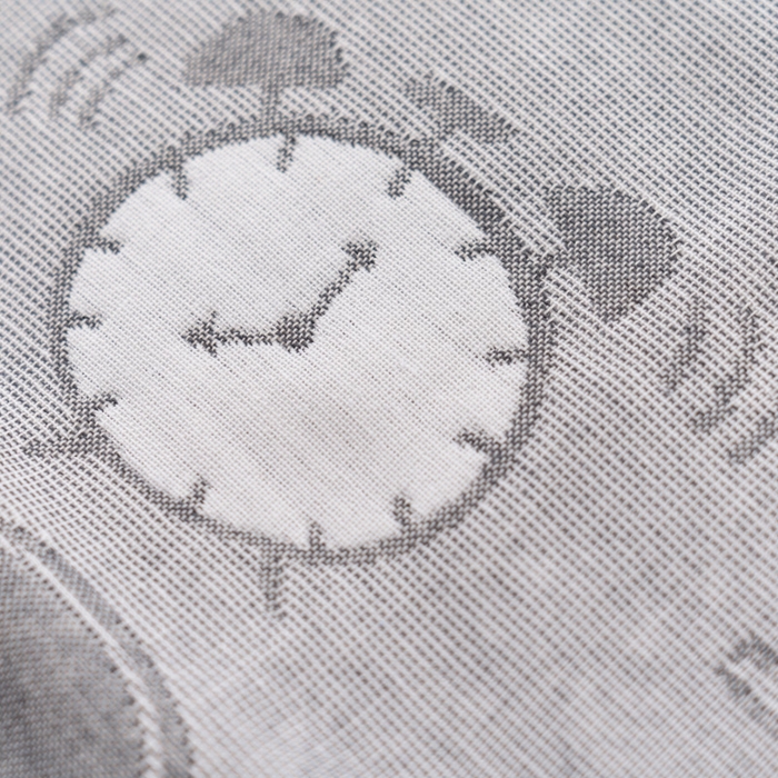 91家纺网 家纺一手货源 找家纺 朴尔家纺-毛巾被 2024新款特惠混纺棉质三层纱布独版AB面枕巾 52*78cm一对 早安灰