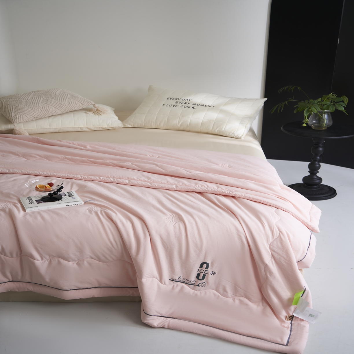 91家纺网 家纺一手货源 找家纺 米菲 2024新款亲肤舒适冰蝉丝科技被 夏被 被子被芯 晋玉