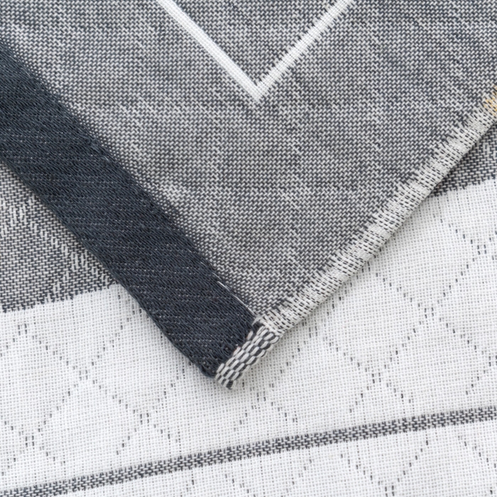 91家纺网 家纺一手货源 找家纺 朴尔家纺-毛巾被 2024新款特惠混纺棉质三层纱布独版AB面枕巾 52*78cm一对 白熊灰