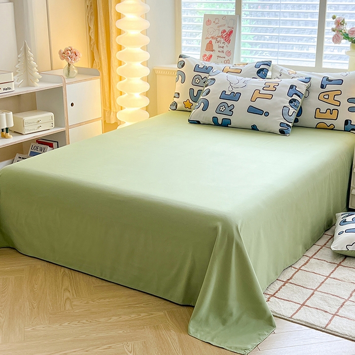 91家纺网 家纺一手货源 找家纺 妖妖家纺 2024新款超柔软糯水洗云朵棉印花夏被四件套 棒棒比熊