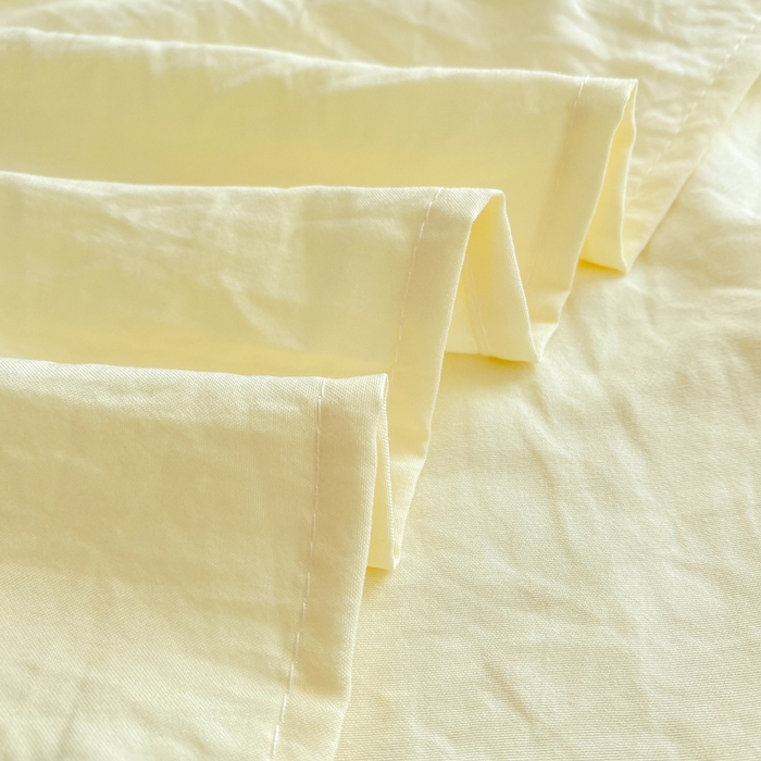 91家纺网 家纺一手货源 找家纺 雨帆家纺 2024新款纯色床单床笠单品系列 -单床单 芝士床单