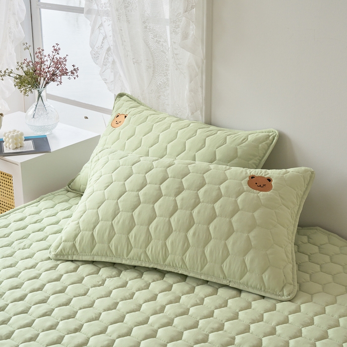 91家纺网 家纺一手货源 找家纺 （总）恋绒家纺 2025新款A类刺绣款床褥学生软床垫子床护垫软垫（图2）