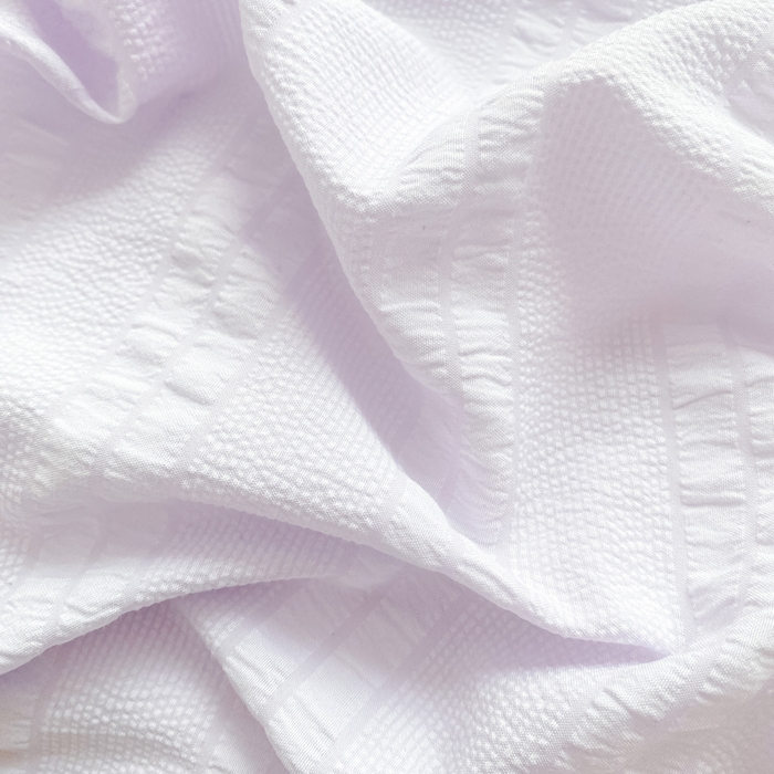 91家纺网 家纺一手货源 找家纺 羋多2024新款贝壳边雨泡泡棉泡泡纱双层纱四件套 香芋紫