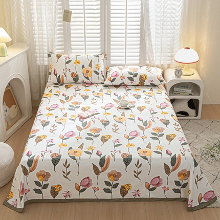 91家纺网 家纺一手货源 找家纺 （总）新印象 2025新款纯棉老粗布三件套