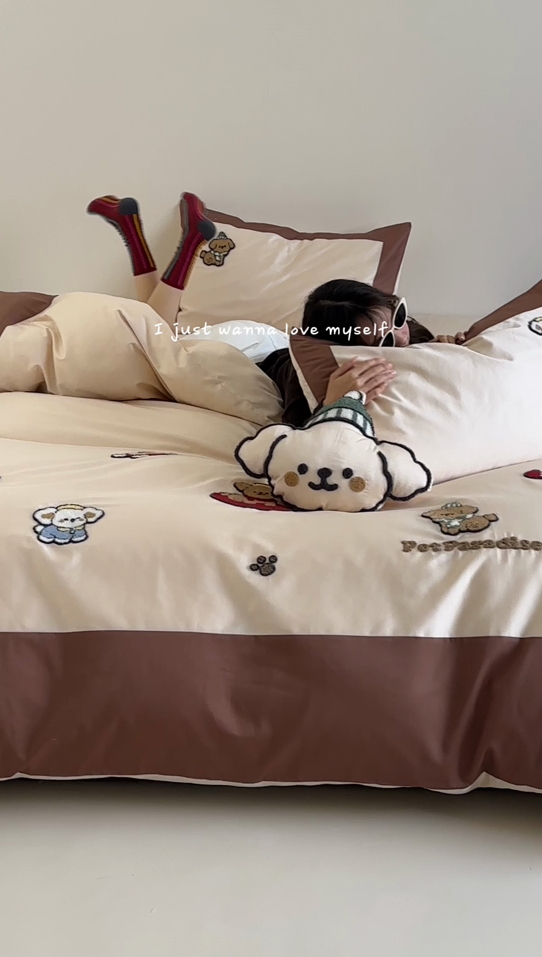 91家纺网 家纺一手货源 找家纺 泽西家纺 2024新款全棉水洗棉毛巾绣大拼角四件套 吉吉酱