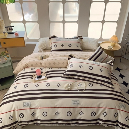 91家纺网 家纺一手货源 找家纺 莱豫家纺 2024新款纯棉四件套 第三波 瑞丽风尚