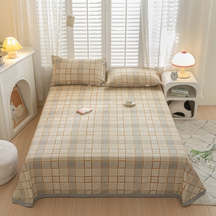 91家纺网 家纺一手货源 找家纺 （总）新印象 2025新款纯棉老粗布三件套