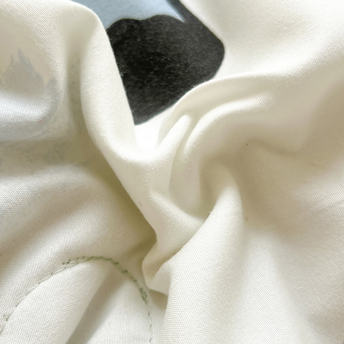 91家纺网 家纺一手货源 找家纺 妖妖家纺 2024新款超柔软糯水洗云朵棉印花夏被四件套 棒棒比熊