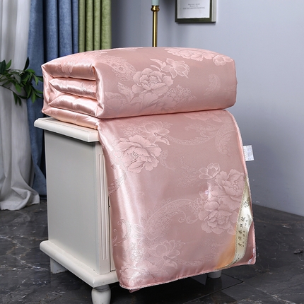 91家纺网 家纺一手货源 找家纺 （总）尚品家纺 2025新款牡丹花手工订花蚕丝被