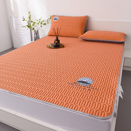 91家纺网 家纺一手货源 找家纺 （总）好眠好梦2024新款A类乳胶凉席-富士山系列床单款