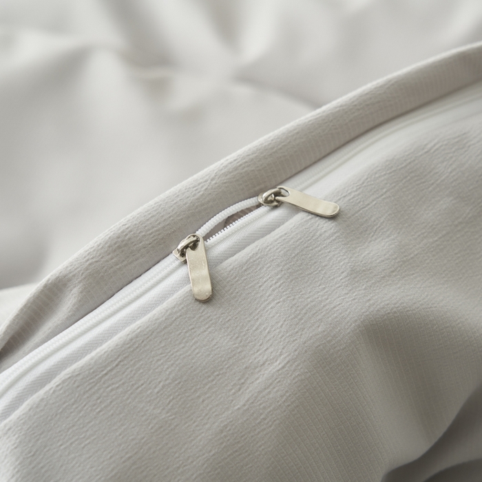 91家纺网 家纺一手货源 找家纺 闲鱼家纺 2025新款A类亲肤刺绣四件套春雅系列 郁金香-浅灰