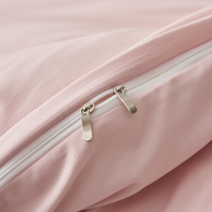 91家纺网 家纺一手货源 找家纺 闲鱼家纺 2025新款A类亲肤刺绣四件套春雅系列 郁金香-蜜桃