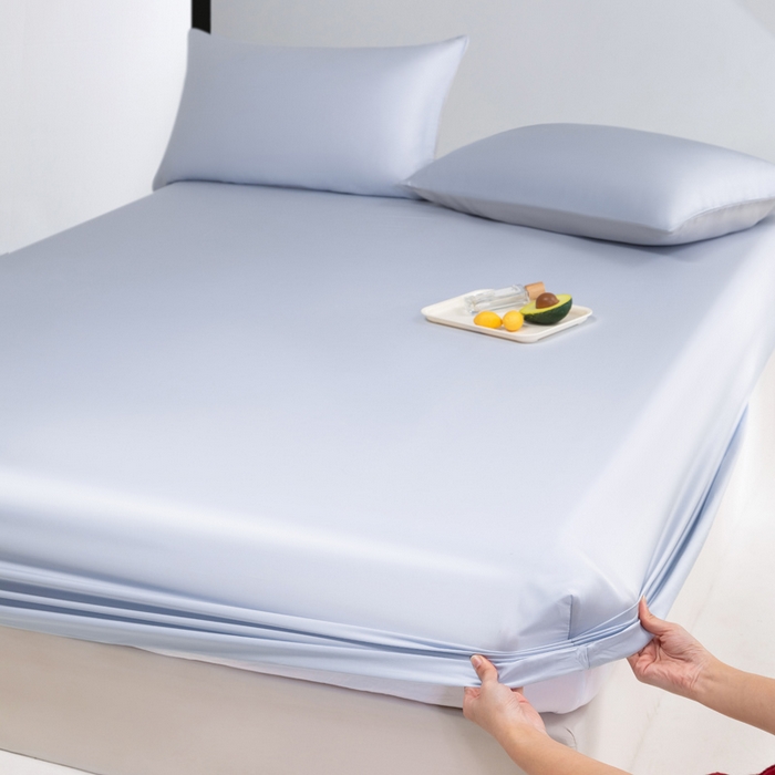 91家纺网 家纺一手货源 找家纺 云栖家居 202460支A类兰精天丝系列单品床笠（风格一） 海兰