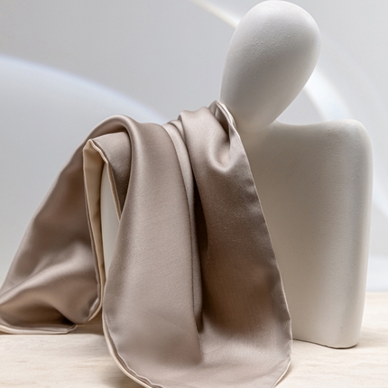 云栖家居 202460支A类兰精天丝系列单品枕套（风格一） 素雅灰+香槟