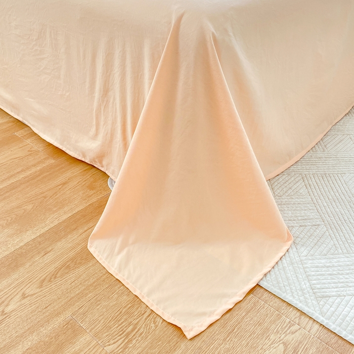 91家纺网 家纺一手货源 找家纺 雨帆家纺 2024新款纯色床单床笠单品系列 -单床单 玉色床单