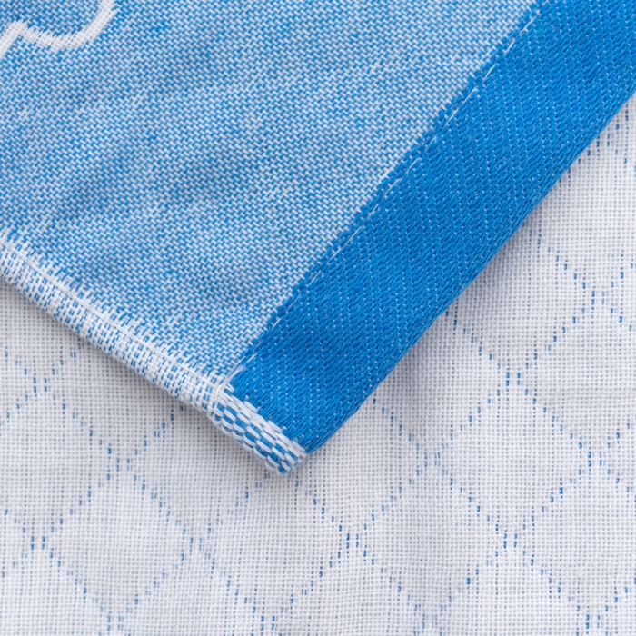 91家纺网 家纺一手货源 找家纺 朴尔家纺-毛巾被 2024新款特惠混纺棉质三层纱布独版AB面枕巾 52*78cm一对 花中细语兰