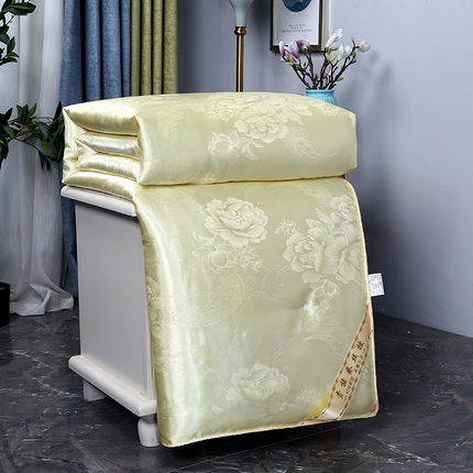 91家纺网 家纺一手货源 找家纺 （总）尚品家纺 2025新款牡丹花手工订花蚕丝被