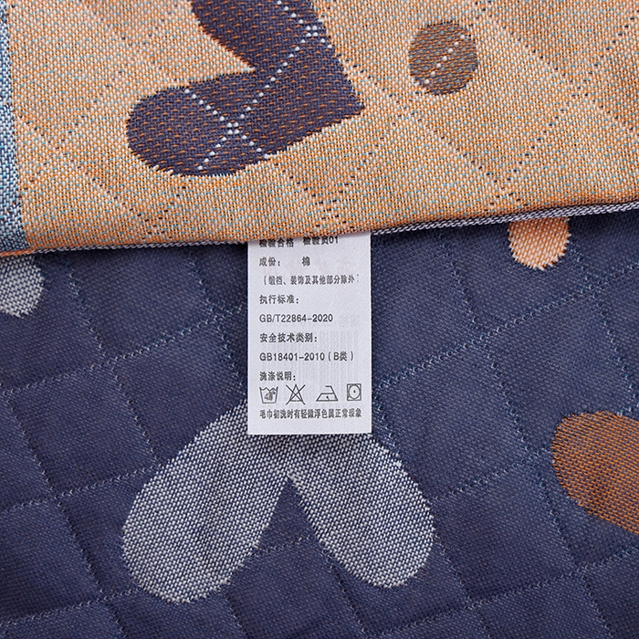 91家纺网 家纺一手货源 找家纺 （总）朴尔-2024新款纯棉色织提花宽边定位四层纱布枕巾一对52*78