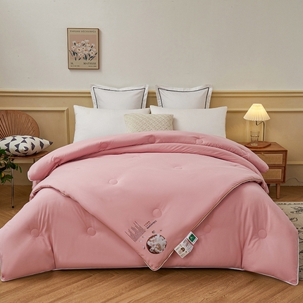 91家纺网 家纺一手货源 找家纺 （总）样样红被业2024新款纯色拉链子母被