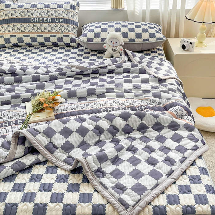 91家纺网 家纺一手货源 找家纺 福来临家纺 2025新款印花夏被 格调