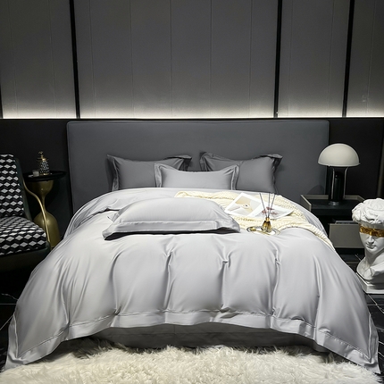 91家纺网 家纺一手货源 找家纺 （总）淼铭家纺-2025新款长绒棉埋绳工艺四件套--春熙系列